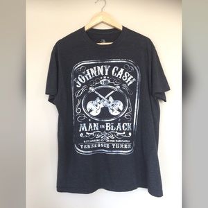 Johnny Cash Tshirt Gray XL